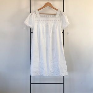 madewell white dress/ brand new never worn